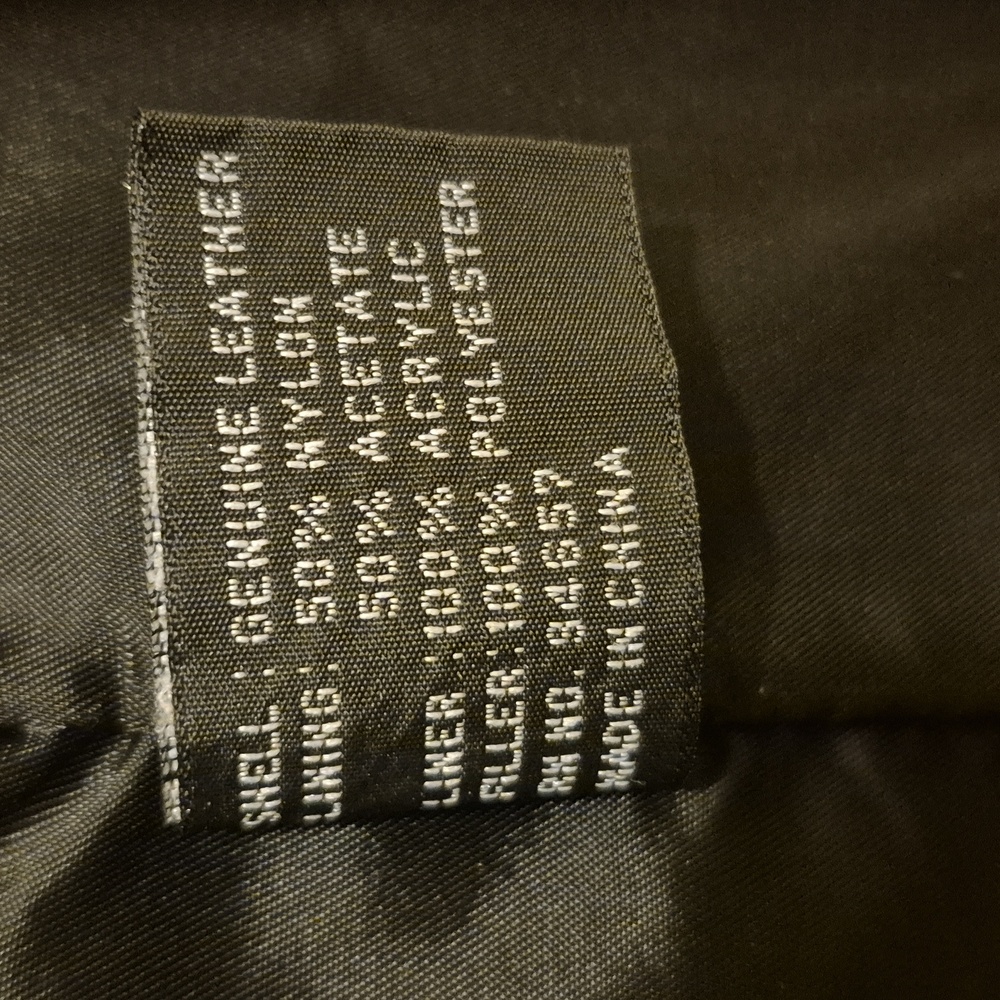 Black Leather Jacket - Picture 3 of 3